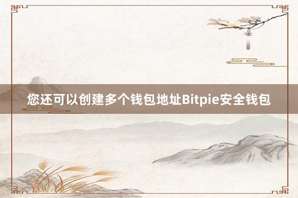 您还可以创建多个钱包地址Bitpie安全钱包